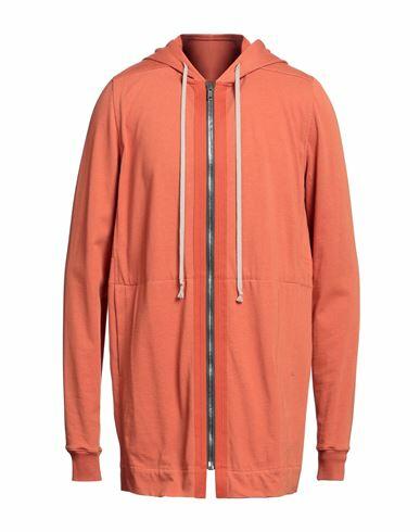 Rick Owens Man Sweatshirt Orange Cotton Cover