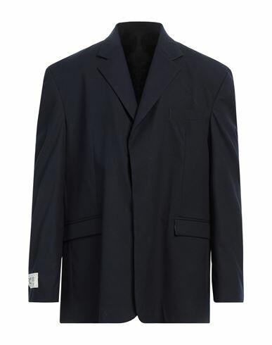 Family First Milano Man Blazer Midnight blue Polyester, Viscose, Wool, Elastane Cover