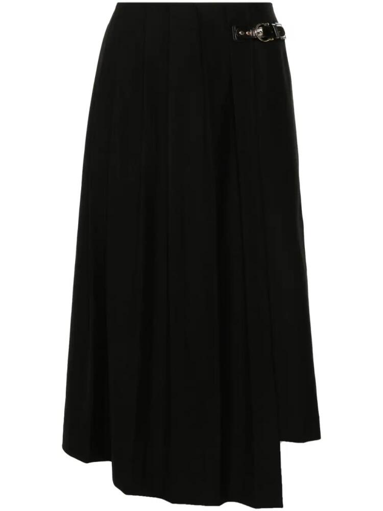 Maje pleated midi skirt - Black Cover