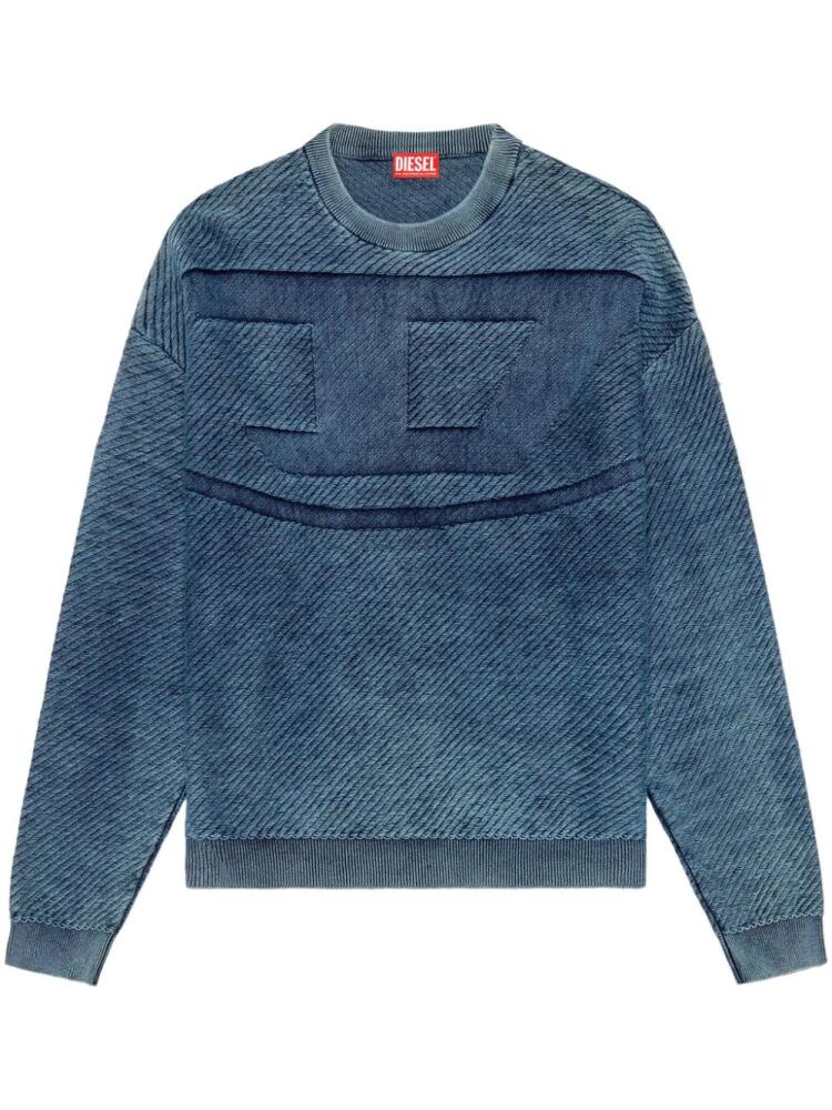 Diesel K-Klevery organic cotton pullover - Blue Cover