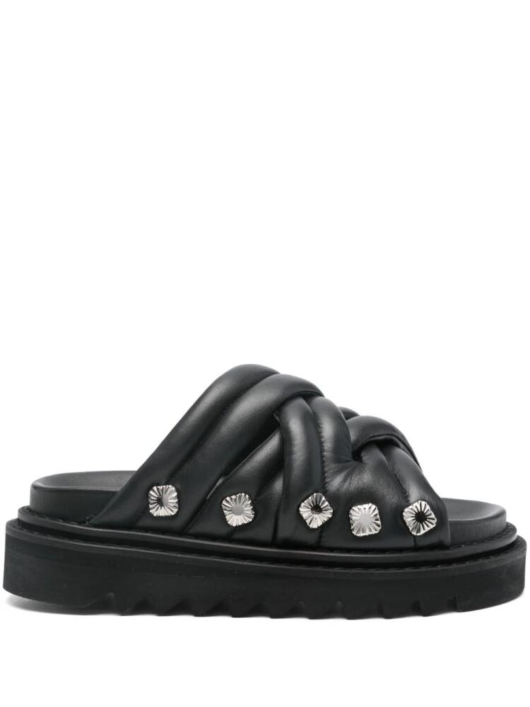 Toga Pulla padded sandals - Black Cover