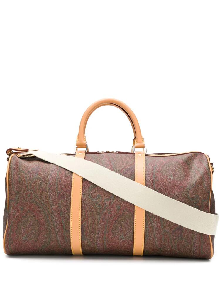 ETRO paisley-print zipped holdall - Brown Cover