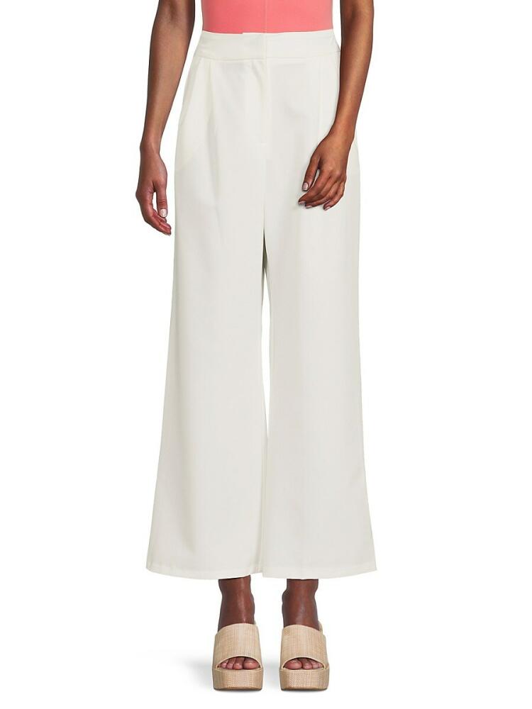 Love Ady Women's Flared Leg Pants - White Cover