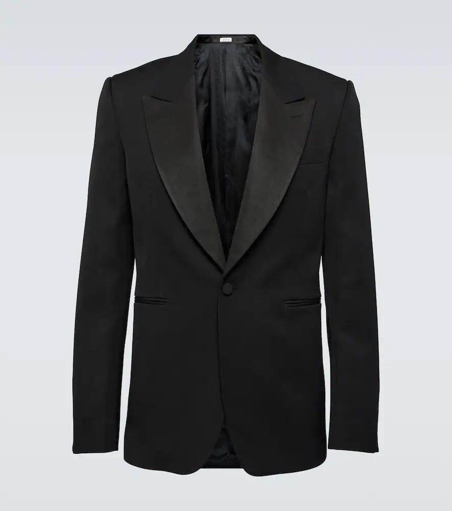 Alexander McQueen Single-breasted wool blazer Cover