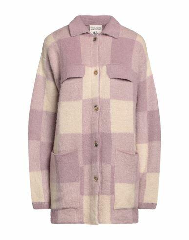 Semicouture Woman Cardigan Lilac Acrylic, Polyamide, Mohair wool Cover