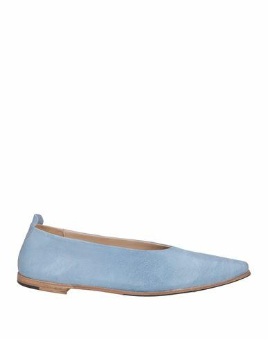 Preventi Woman Ballet flats Sky blue Soft Leather Cover