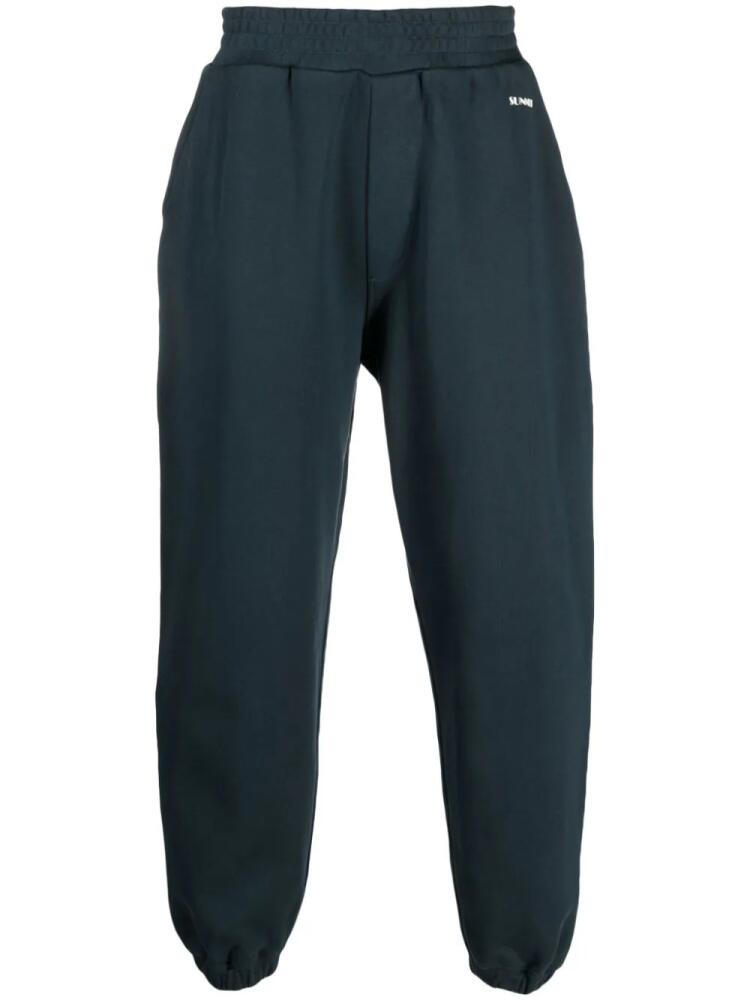 Sunnei elasticated-waist track pants - Blue Cover