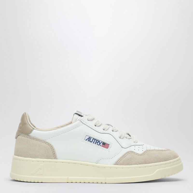 AUTRY Medalist sneakers in white/beige leather Cover