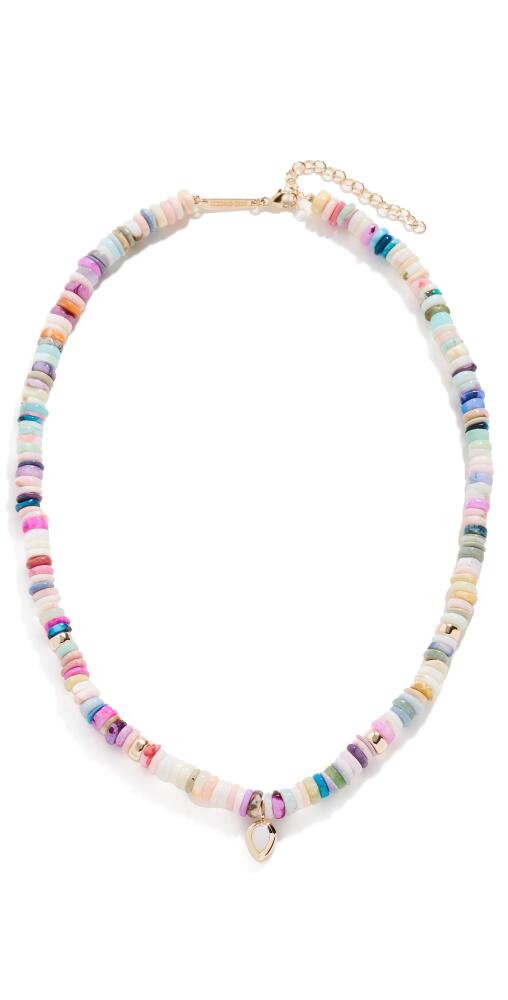 Zoe Chicco 14k Light Tone Mixed Color Opal Beads Necklace Yellow Gold Cover