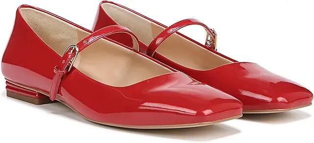 Franco Sarto Tinsley Mary Jane Flats (Red Patent) Women's Flat Shoes Cover