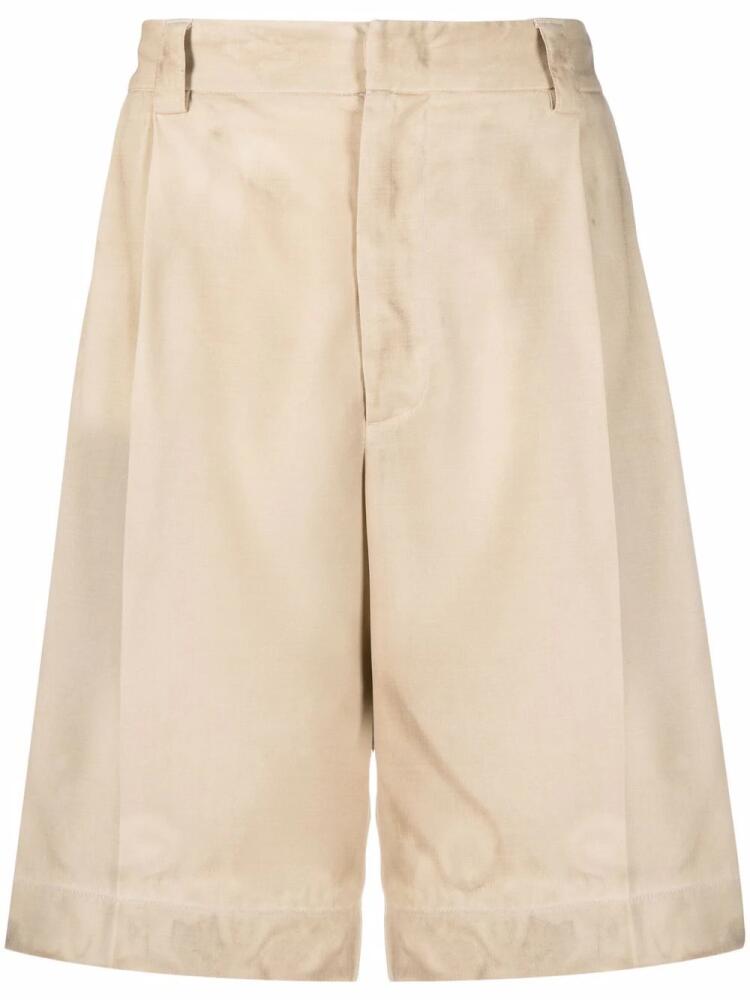 MSGM mid-rise bermuda shorts - Neutrals Cover