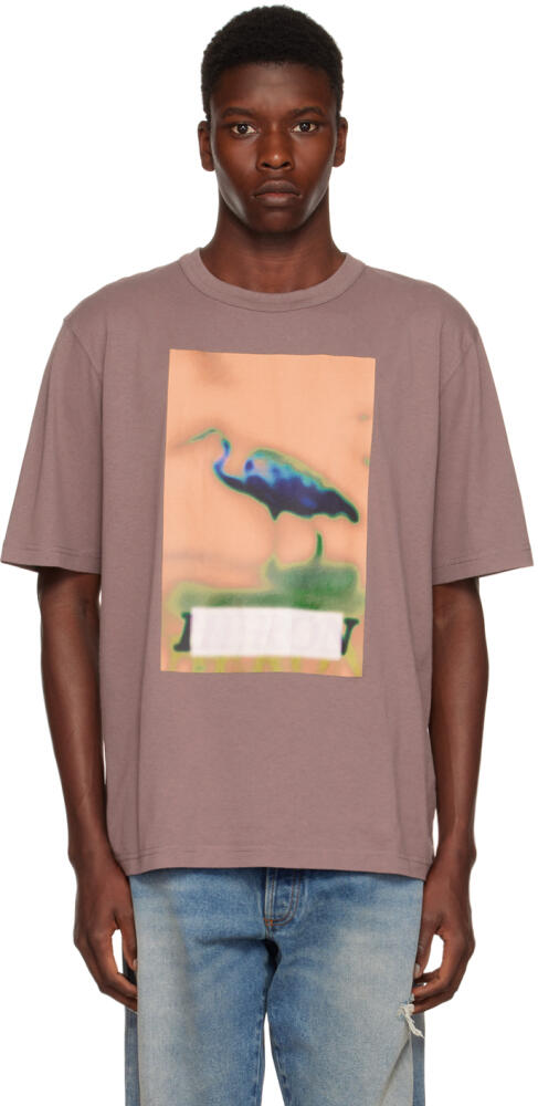 Heron Preston Purple Heron Censored T-Shirt Cover