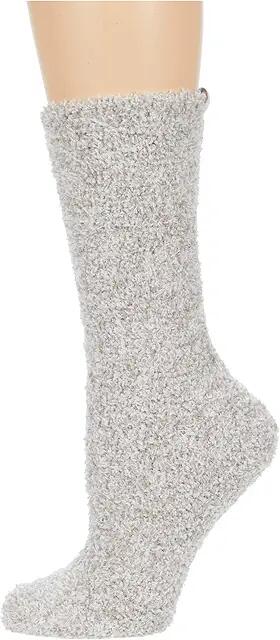 Barefoot Dreams Cozychic Socks (Oyster/White) Women's No Show Socks Shoes Cover