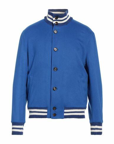 Kired Man Jacket Bright blue Cashmere Cover