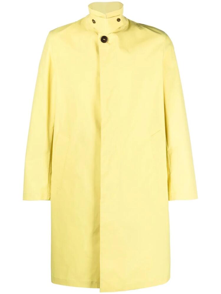 Mackintosh Newington A-line coat - Yellow Cover