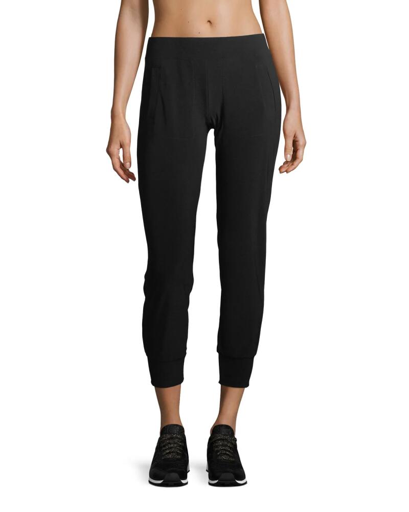 Norma Kamali Pull-On Stretch-Jersey Jogger Pants Cover