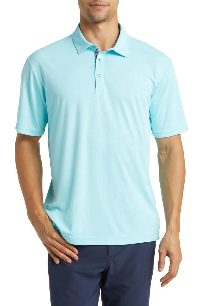 Swannies Ehrman Golf Polo in Aqua Cover