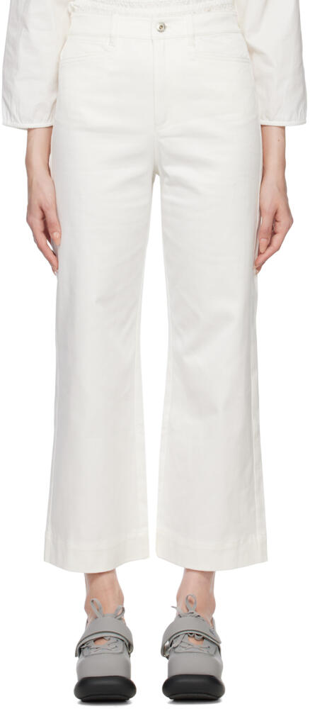 Proenza Schouler Off-White Proenza Schouler White Label Wide Leg Trousers Cover