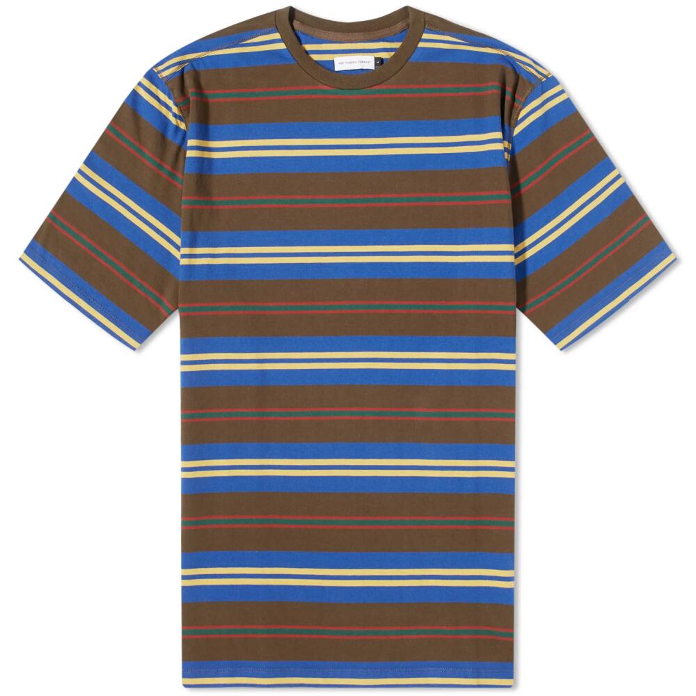 Pop Trading Company Men's Stipe T-Shirt in Delicioso/Multi Cover