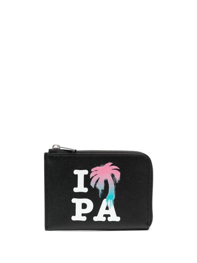 Palm Angels I Love PA coin purse - Black Cover