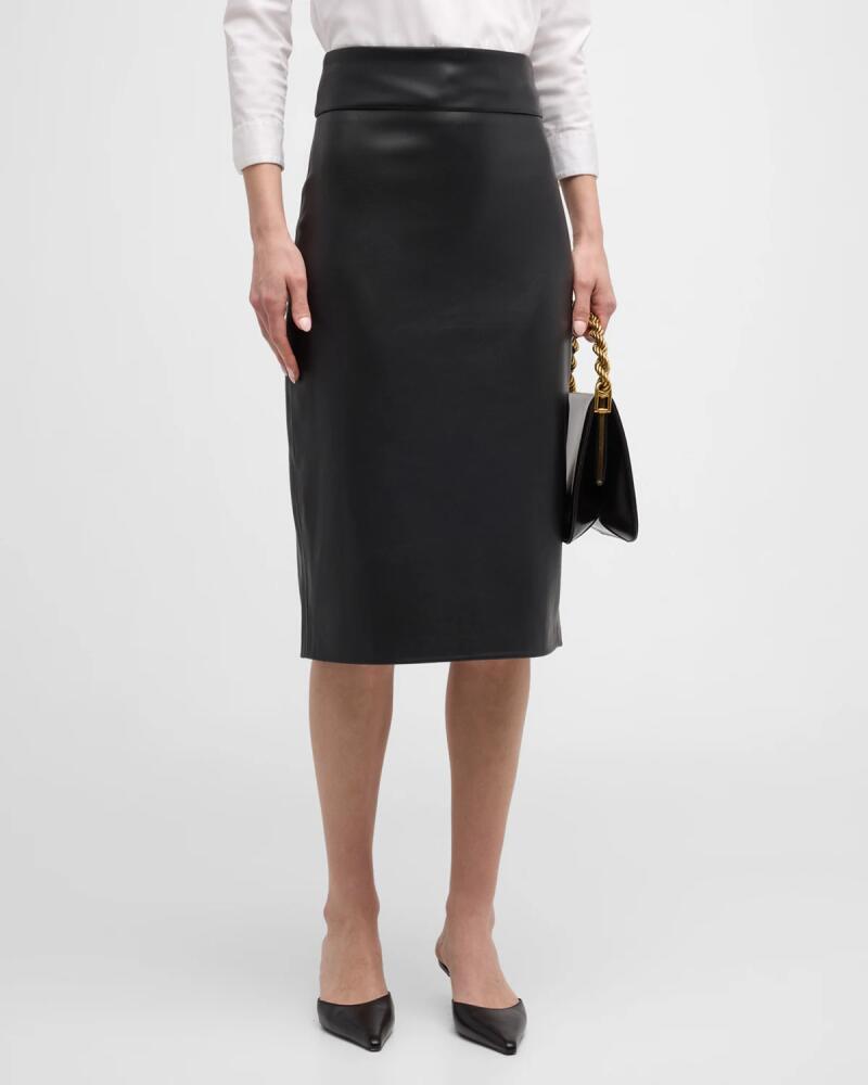 Enza Costa Soft Vegan Leather Pencil Skirt Cover