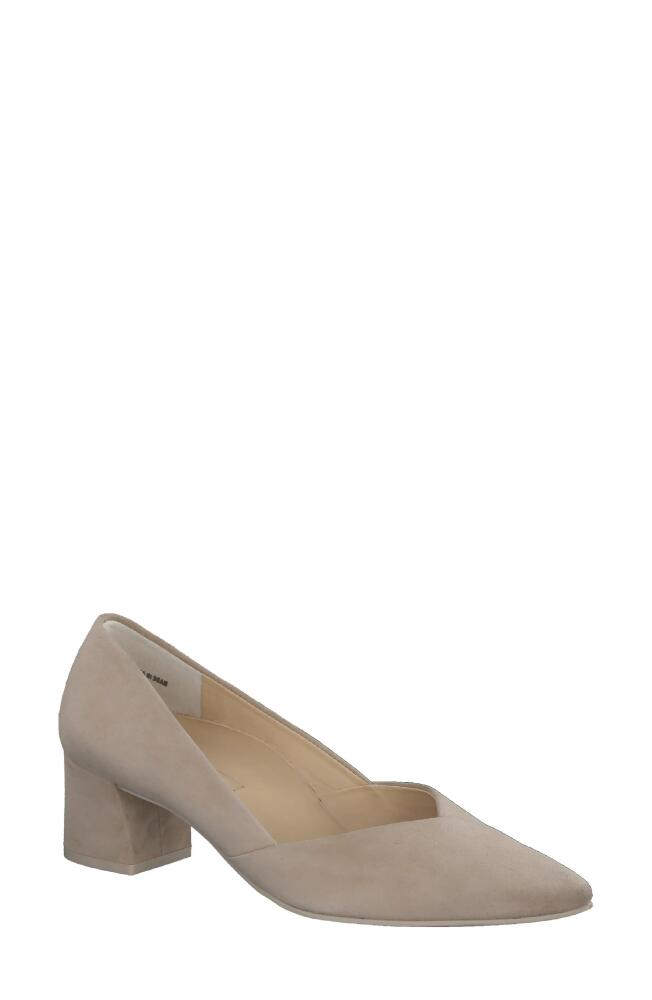 Paul Green Rendi Pointed Toe Pump in Champagne Suede Cover