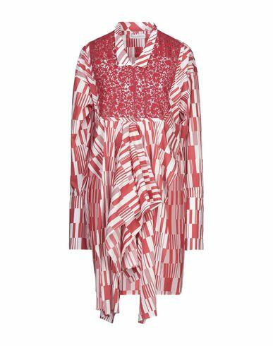 Jw Anderson Woman Midi dress Red Cotton, Polyester Cover