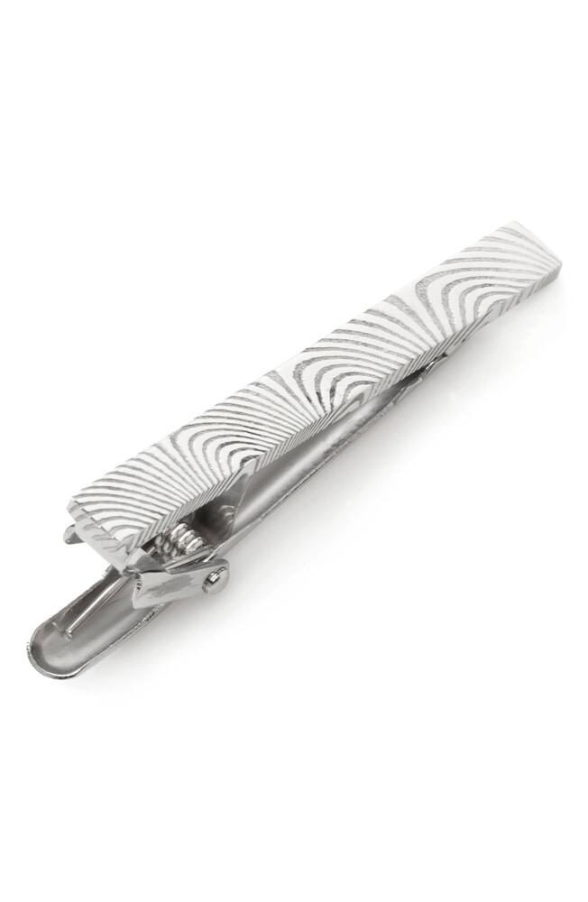 Cufflinks, Inc. Damascus Stainless Steel Tie Clip in Silver Cover