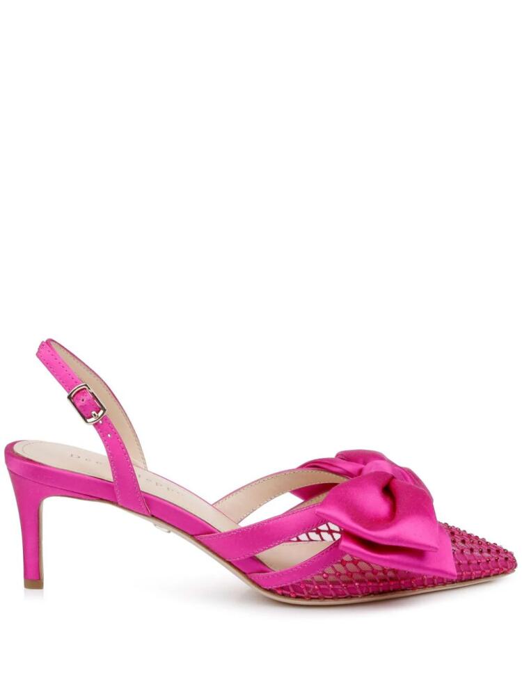 Dee Ocleppo Brazil satin slingback pumps - Pink Cover