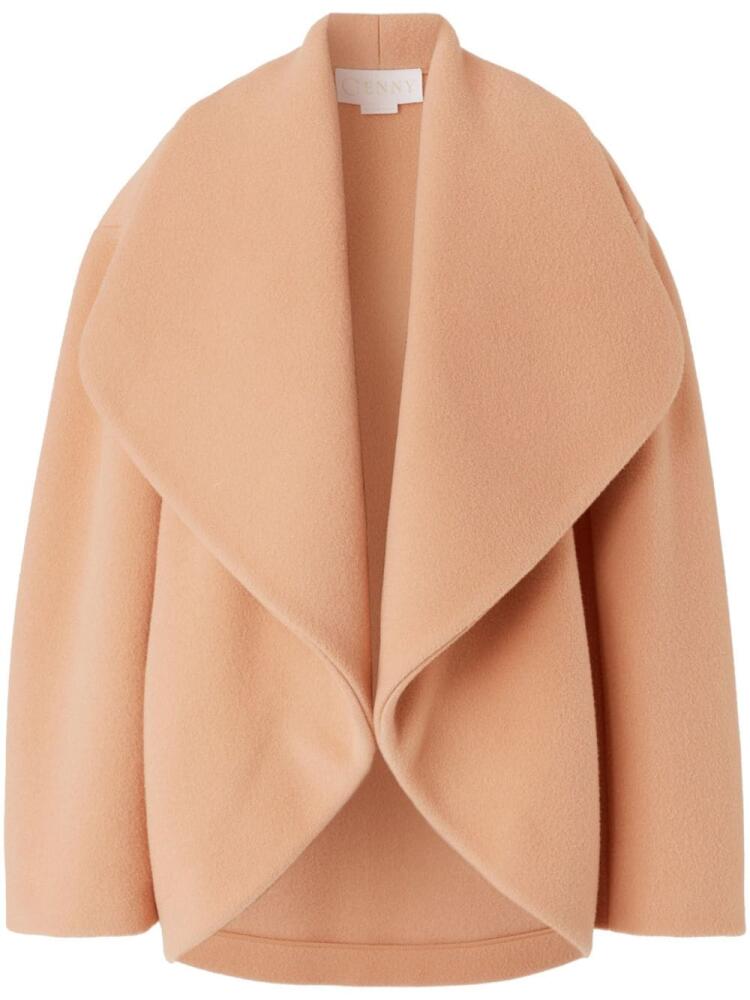 Genny shawl-lapels jacket - Orange Cover