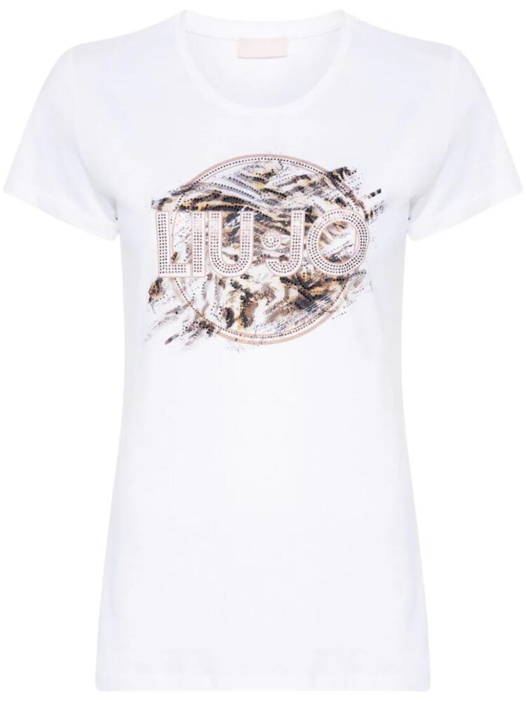 LIU JO animal-print T-shirt - White Cover