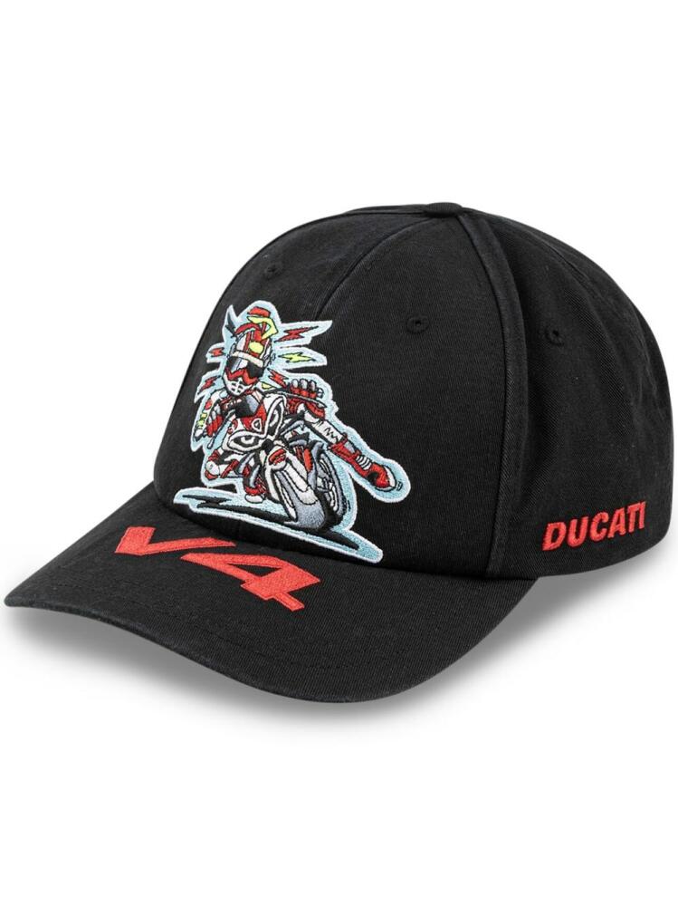 Supreme x Ducati six-panel "Black" cap Cover