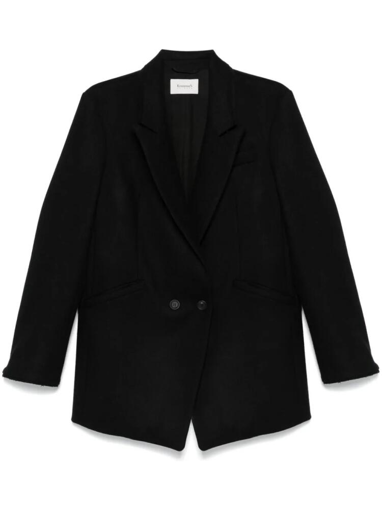 Kristensen Du Nord peak-lapels blazer - Black Cover