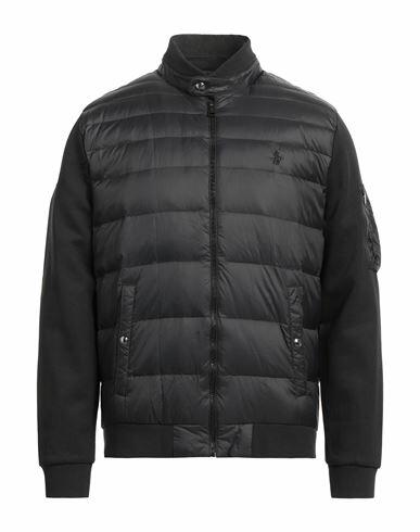 Polo Ralph Lauren Man Puffer Black Nylon, Cotton, Polyester Cover