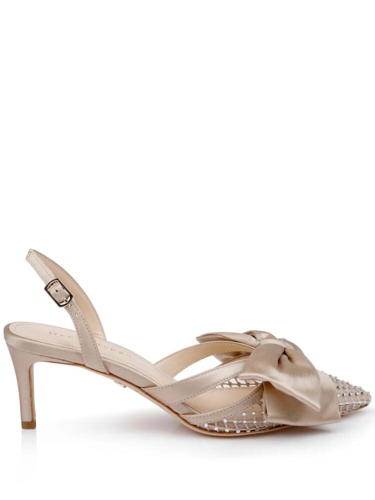 Dee Ocleppo Brazil satin slingback pumps - Neutrals Cover