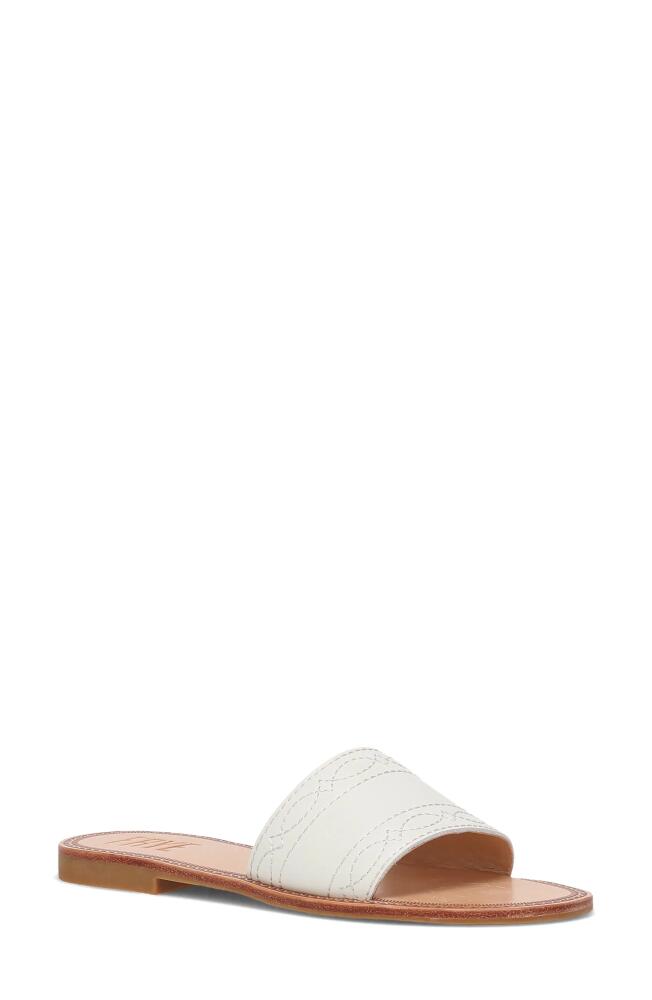 Frye Ava Slide Sandal in White Cover