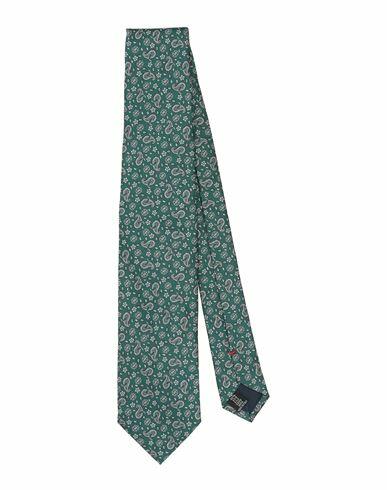 Fiorio Man Ties & bow ties Emerald green Silk Cover