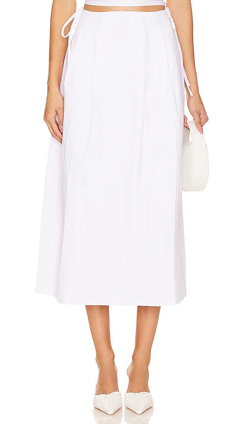 Tularosa Jess Maxi Skirt in White Cover