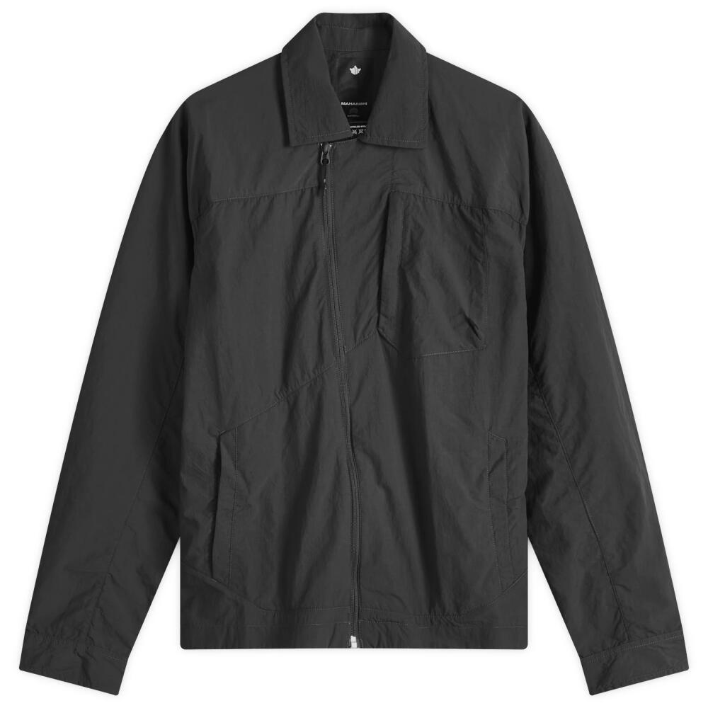 Maharishi Men's Tech Zip Through Overshirt in Black Cover