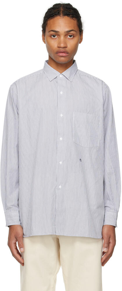 nanamica White & Black Wind Shirt Cover