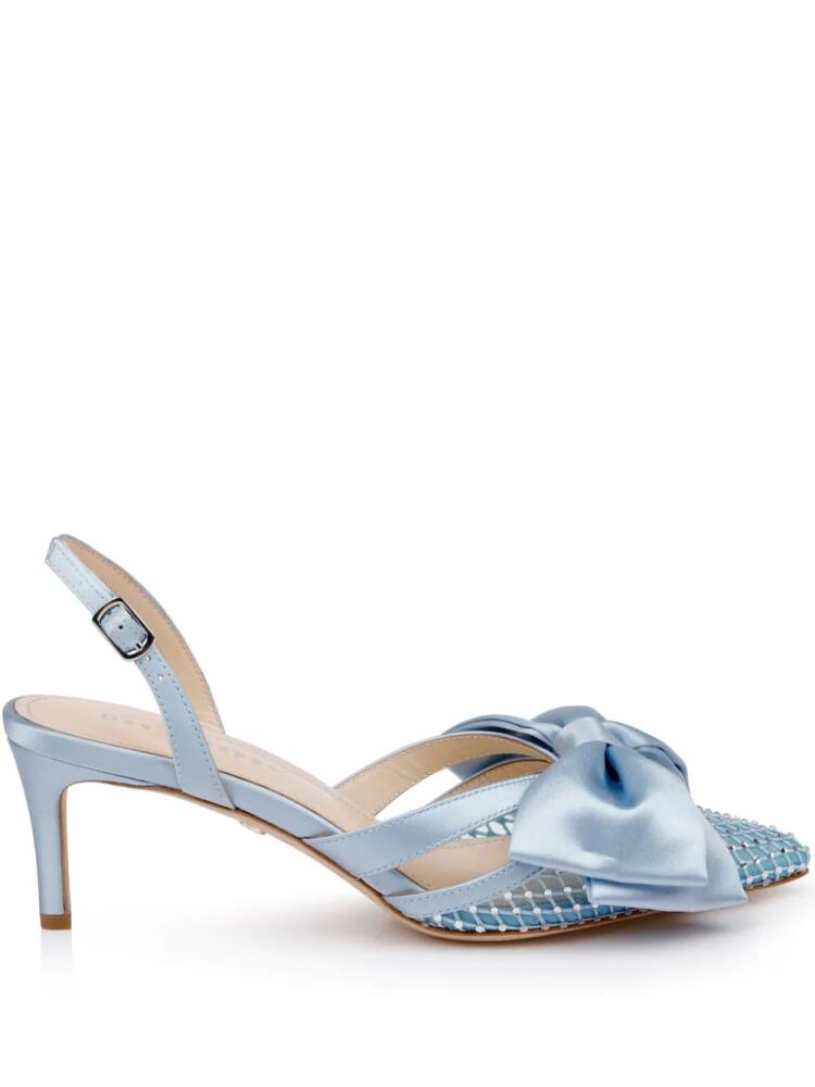 Dee Ocleppo Brazil satin slingback pumps - Blue Cover