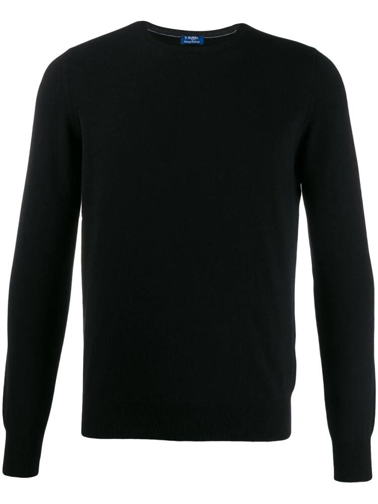 Barba round neck jumper - Black Cover