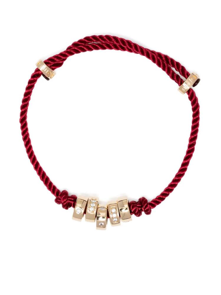 APM Monaco Smile Morse Code adjustable bracelet - Red Cover