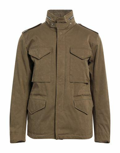 Ten C Man Puffer Military green Polyester, Polyamide Cover