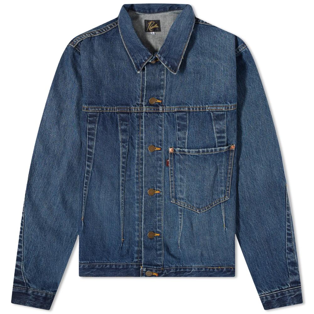 Needles Men's Darts Denim Jacket in Indigo Cover