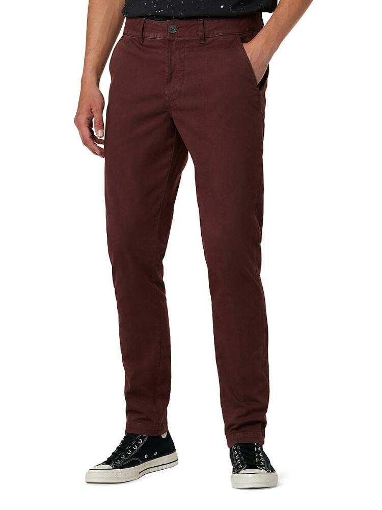 Hudson Jeans Men's Classic Slim Straight Chino Pants - Russet Cover