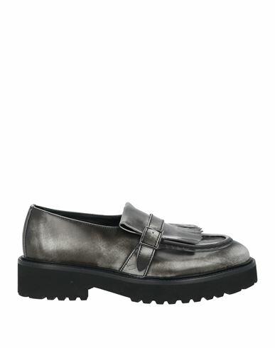 Doucal's Woman Loafers Lead Leather Cover