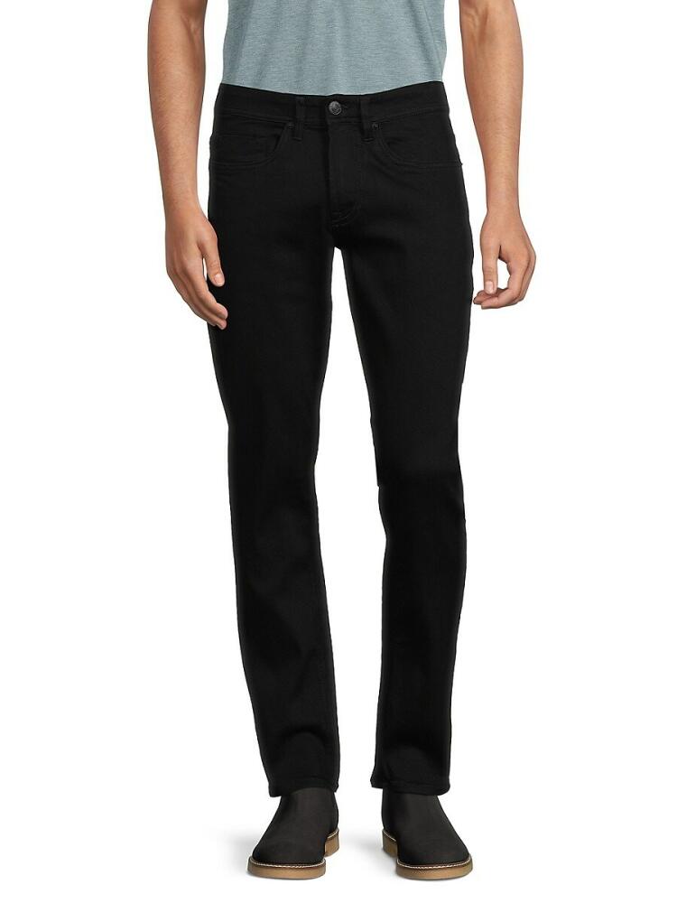 BUFFALO David Bitton Men's Ash X High Rise Slim Stretch Jeans - Black Cover