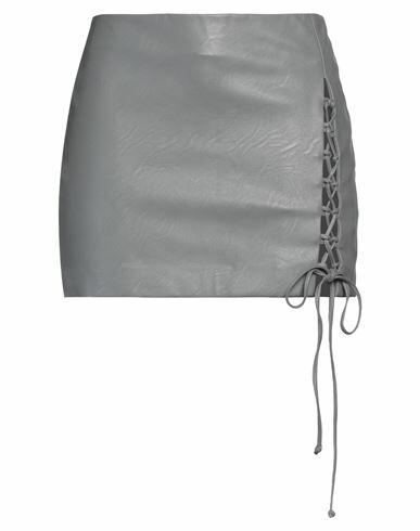 Aniye By Woman Mini skirt Grey Viscose Cover