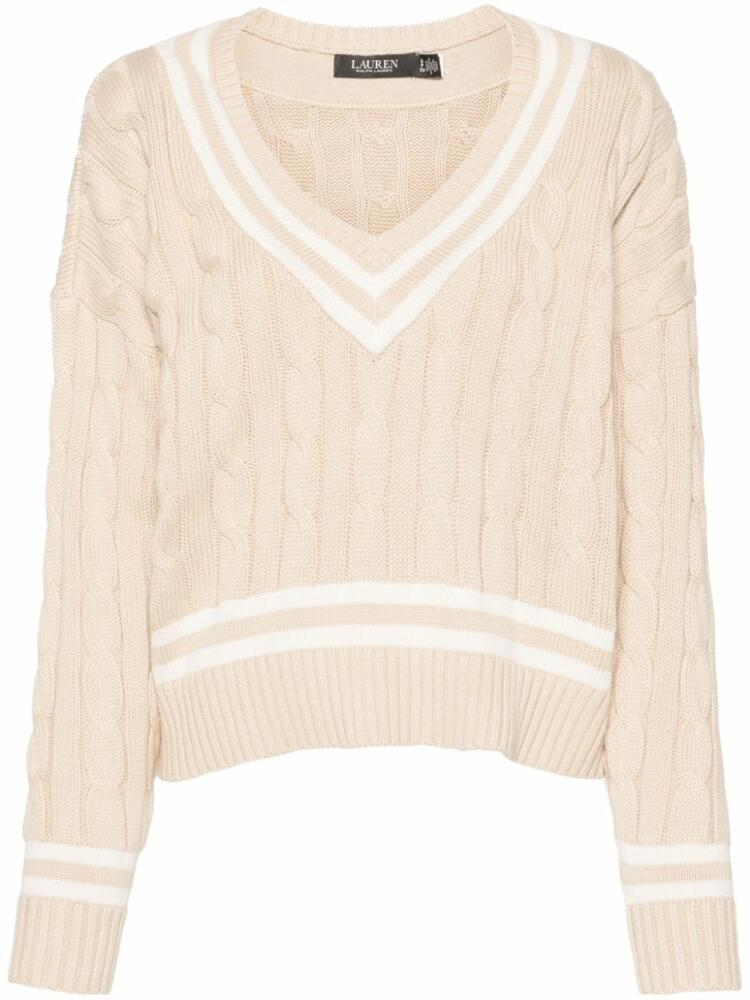 Lauren Ralph Lauren Tedurph cable-knit jumper - Neutrals Cover